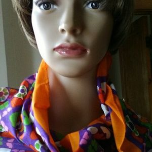 Vintage Yves Saint Laurent Signed Scarf